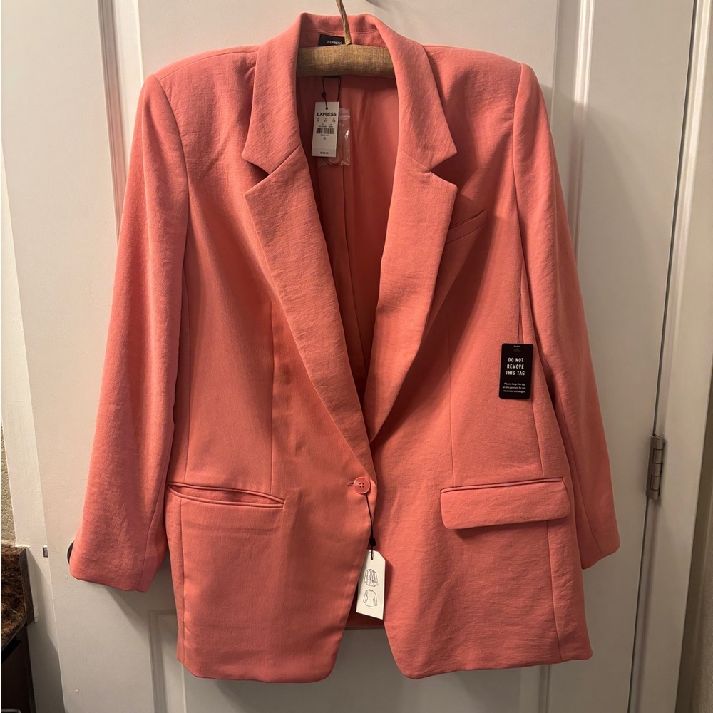 Coral Express cinch-back blazer